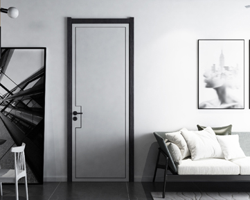 廠價直銷鑫順來X-2502簡歐實木復(fù)合烤漆門