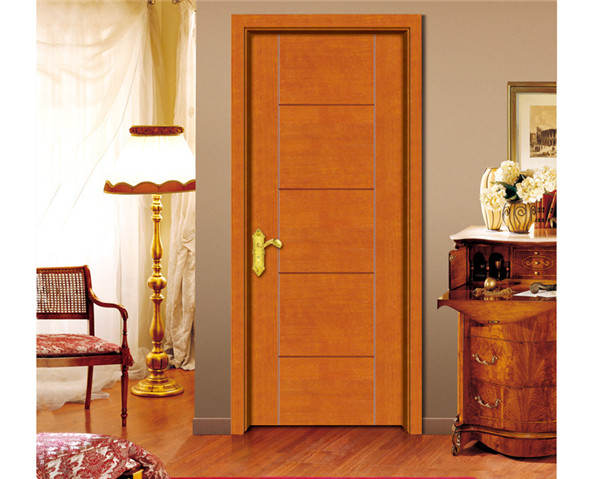 廠價直銷愉心X-4056平開拼貼實木烤漆門