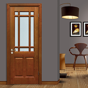 廠價直銷鑫順來X-6027平開實木烤漆門