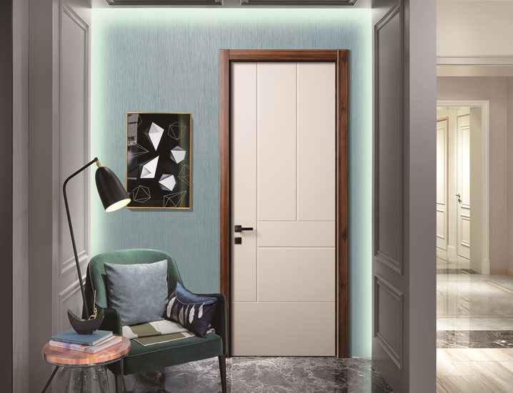 廠價直銷鑫順來X-6044平開實木烤漆門