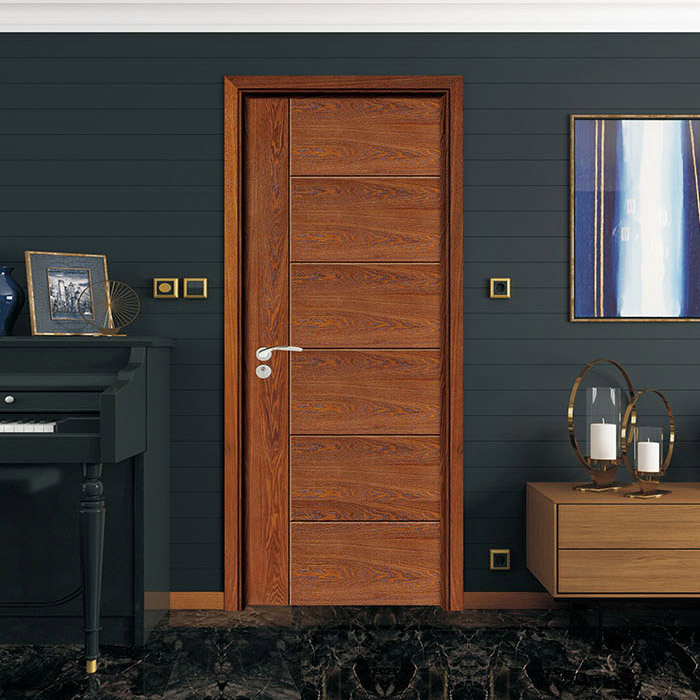 廠價直銷鑫順來X-7046圓弧平開實木烤漆門