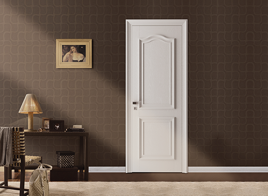 廠價直銷鑫順來X-8005平開外扣實木烤漆門