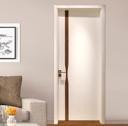 廠家推薦鑫順來X-8104平開雕花鑲拼貼實木烤漆門