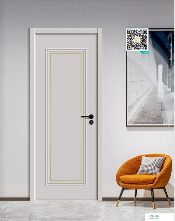 廠價(jià)新款鑫順來(lái)21-106掃碼豪華扣線叉色木門(mén)，掃二維碼看裝修風(fēng)格