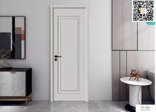 廠價新款鑫順來21-125掃碼豪華雙扣線木門，掃二維碼看裝修風(fēng)格
